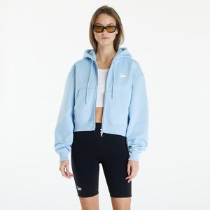 Mikina Patta Femme Basic Crop Zip Up Hooded Sweater Blue Bell L