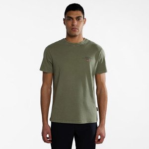 Tričko Napapijri Selbas T-Shirt Green Lichen XXL