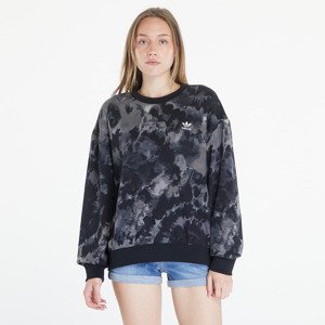 Mikina adidas Tie-Dyed Crew Sweatshirt Black/ Multicolor XS