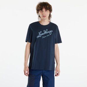 Tričko Lundhags Järpen Logo T-Shirt M Deep Blue L