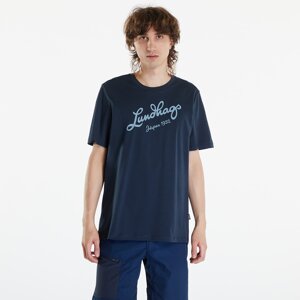 Tričko Lundhags Järpen Logo T-Shirt M Deep Blue XL