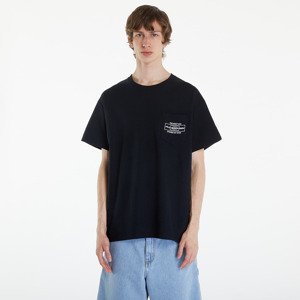Tričko PLEASURES Vision Pocket T-Shirt Black L
