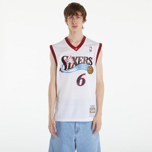 Mitchell & Ness Philadelphia 76ers 3 Allen Iverson 2002 Swingman Jersey White/ White XXL