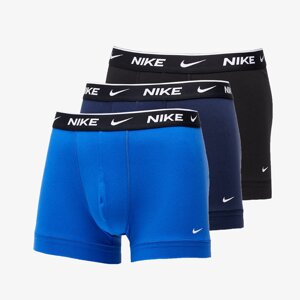 Boxerky Nike Trunk 3 Pack Obsidian / Game Royal/ Black L