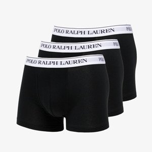 Boxerky Ralph Lauren Classics 3 Pack Trunks Black/ White XXL