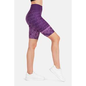 LELOSI Legíny Bermuda Silhouette Purple MEDIUM