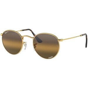 Ray-Ban Round Metal RB3447 001/G5 Polarized - L (50)