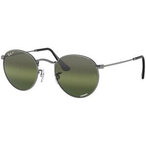 Ray-Ban Round Metal RB3447 004/G4 Polarized - XL (53)