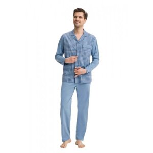 Luna 797 Pánské pyžamo XL modrá