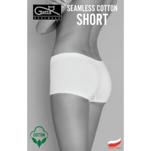 Gatta Seamless Cotton Short 1636S dámské kalhotky XL white/bílá