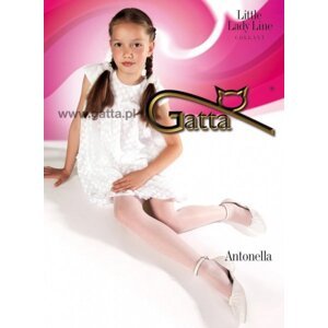 Gatta Antonella 20 den dívčí punčocháče  116-122 bianco/bílá