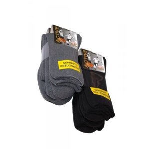 Bornpol Active frotte A'3 3-pack  Beztlakové ponožky 43-46 tmavě modrá