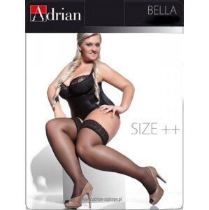 Adrian Bella Size++ 15 den punčochy 5/6-XL/XXL bianco/bílá