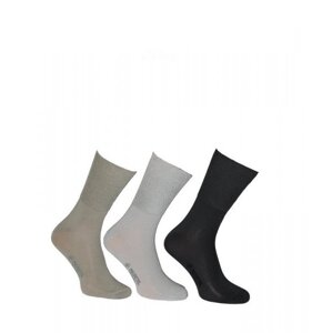 Terjax Bamboo line beztlakové art.015 Pánské ponožky 42-44 grafitová (tmavě šedá)
