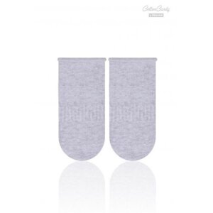 Steven Cotton Candy art.146 Hladké dětské ponožky 14-16 světle šedá melanž