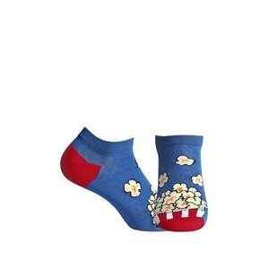 Wola W41.P01 11-15 lat Chlapecké ponožky s vzorem 33-35 red
