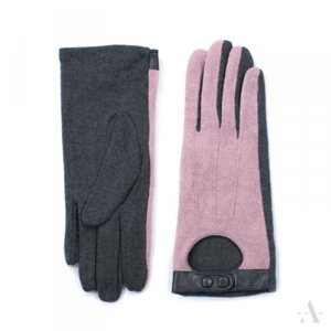 Art Of Polo 19290 Nowy Orlean dámské rukavice 23 cm light pink-graphite