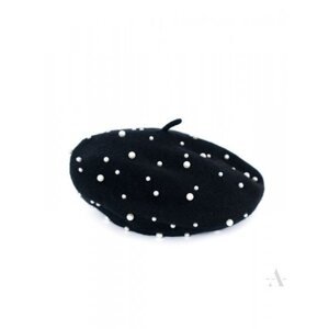 Art Of Polo 18419 Delicate Pearl dámský baret 55-58 cm black