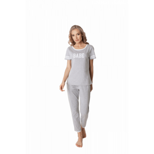 Aruelle Babe Long Grey Dámské pyžamo XL šedá