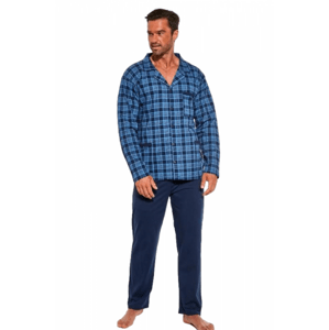Cornette 114/48 654304 Pánské pyžamo plus size 4XL tmavě modrá