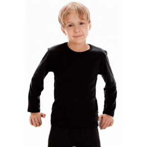 Cornette Young Boy Thermo Plus 134-164 Chlapecká košilka 134-140 černá
