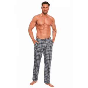 Cornette 691/34 666603 Pánské pyžamové kalhoty S grafitová (tmavě šedá)