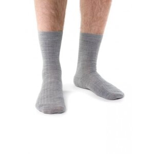 Steven 130 šedé Pánské ponožky 41/43 šedá