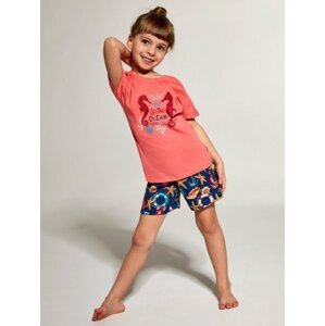 Cornette Kids 249/94 Seahorse Dívčí pyžamo 110-116 broskvová