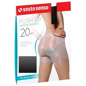 Sesto Senso Push Up 20 DEN Punčochové kalhoty 3 Daino(béžová)