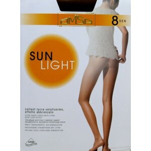 Omsa Sun Light 8 den punčochové kalhoty 2-S nero/černá
