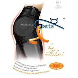 Gatta Bye Cellulite 50 den punčochové kalhoty 2-S grafit/odstín šedé