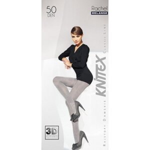 Knittex Rachel Melange 50 den punčochové kalhoty 5-XL Nero
