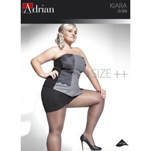 Adrian Kiara Size++ 20 den 7-8XL punčochové kalhoty 8-4XL fumo/odstín šedé