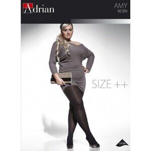 Adrian Amy Size++ 60 den 7-8 punčochové kalhoty 8-4XL nero/černá