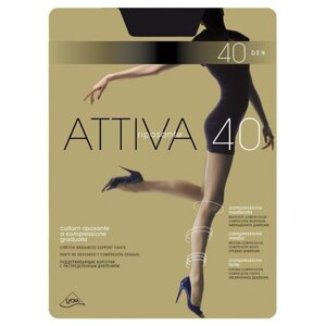 Omsa Attiva 40 den plus punčochové kalhoty 6-XXL caramello/odstín béžové