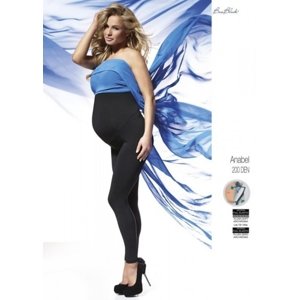 Bas Bleu Anabel těhotenské  200 den Polar Leginy 5-XL black/černá