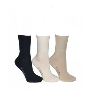 Terjax Bamboo line beztlakové art.015 Dámské ponožky 39-41 bílá
