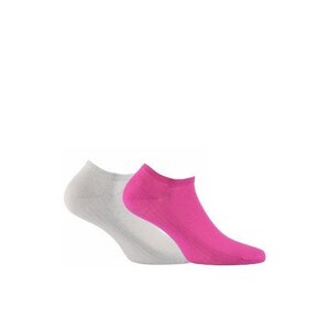 Wola Woman Light Cotton W 81101 Dámské ponožky 39-41 grey/odstín šedé