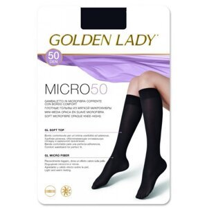 Golden Lady Micro 50 den podkolenky Univerzální nero/černá