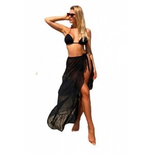 Qso Black Skirt Plážová sukně One size černá