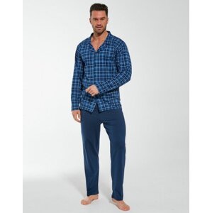 Cornette 114/57 656205 Pánské pyžamo plus size 3XL tmavě modrá