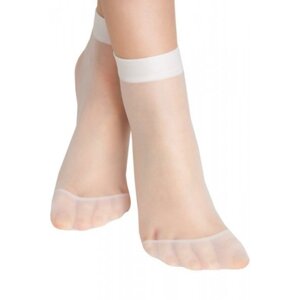 Noviti Julia SM 003 G 01 2-pak bílé Dívčí ponožky One size bílá