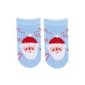 Wola W14.155 vánoční 0-2 let Ponožky 12-14 blue