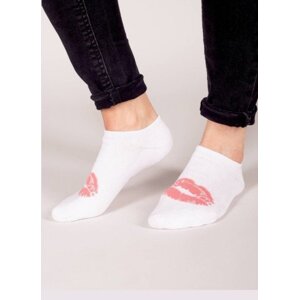 YO! SKS-0011G Girl Froté Silikon Kotníkové ponožky 39-42 mix barva-mix vzor