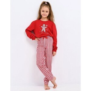 Sensis Hazel Kids Girls 110-128 Dívčí pyžamo 110-116 červená