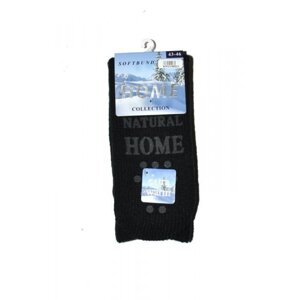 WiK 21460 Natural Home Pánské ponožky 43-46 grafitová (tmavě šedá)