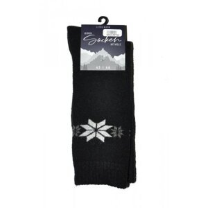 WiK 21457 Wool Socks Pánské ponožky 43-46 černá
