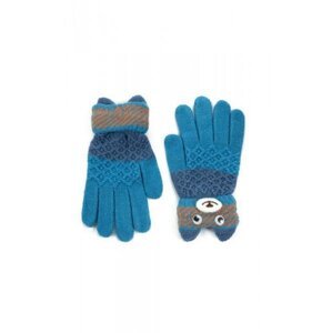 Art Of Polo 23334 Winter Teddy Dětské rukavice 19 cm blue