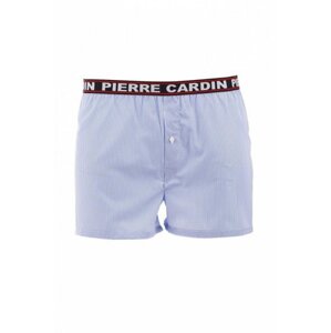 Pierre Cardin P2 blankytně pruhy Pánské šortký L blankytno-bílá