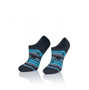 Intenso Cotton 1818 Kotníkové ponožky 35-37 tmavě modrá
